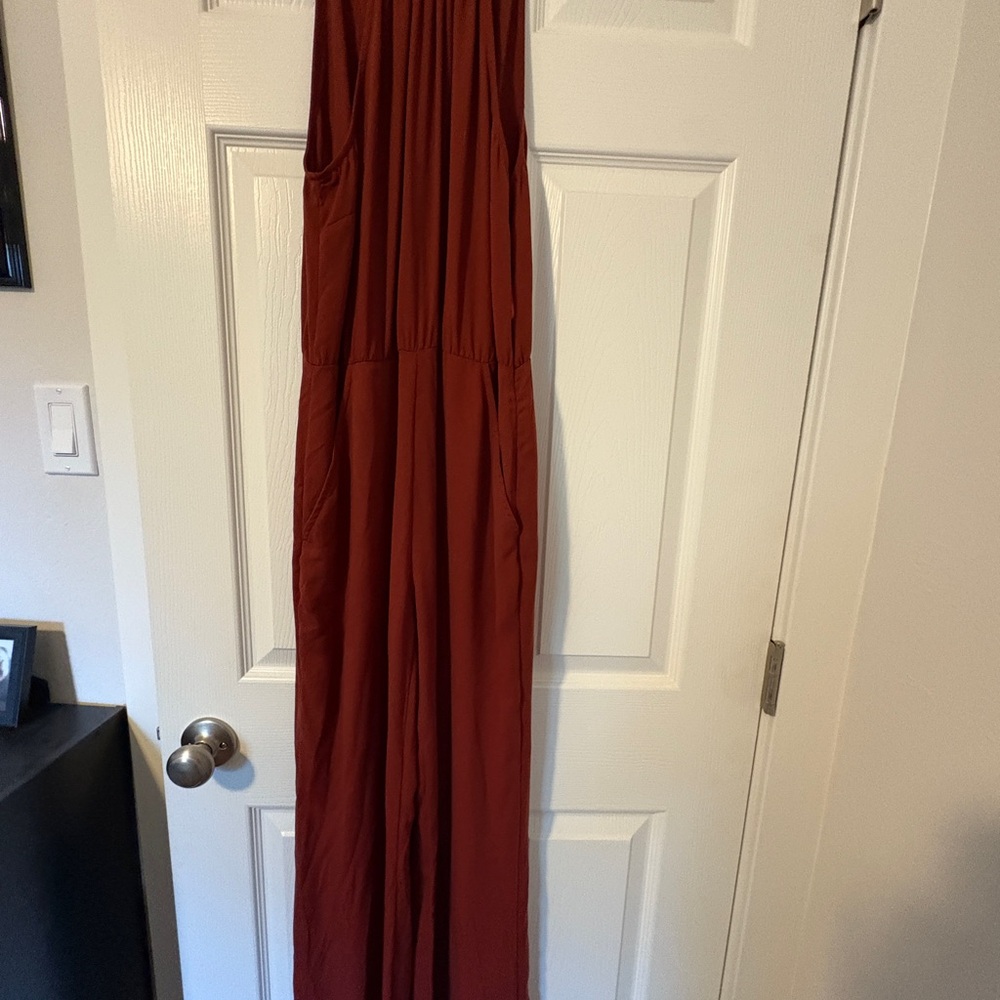 Chelsea28 Terracotta Jumpsuit